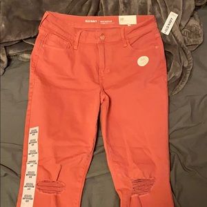 Mid-rise super skinny ankle skinny jeans